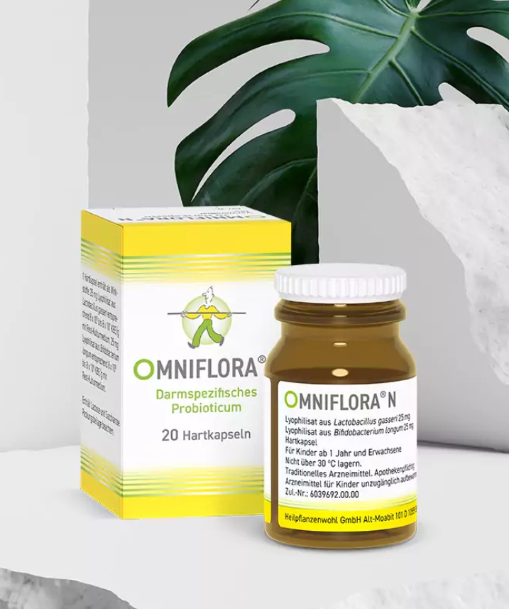 Omniflora Packung mit Flasche